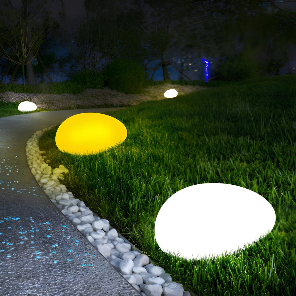 Solarna lampa ogrodowa LED imitacja kamienia IP65