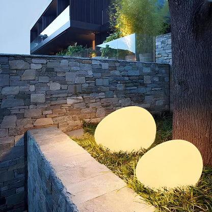 Solarna lampa ogrodowa LED imitacja kamienia IP65