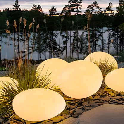Solarna lampa ogrodowa LED imitacja kamienia IP65