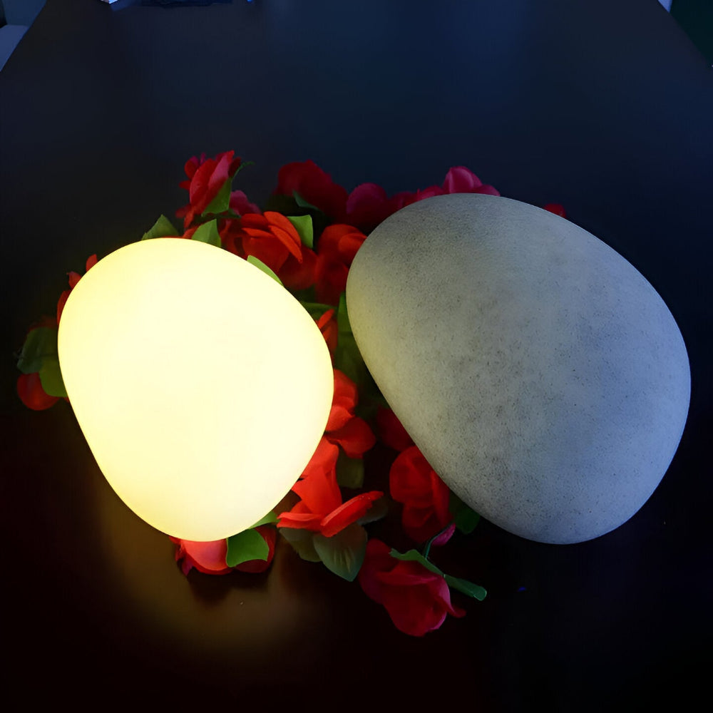 Solarna lampa ogrodowa LED imitacja kamienia IP65