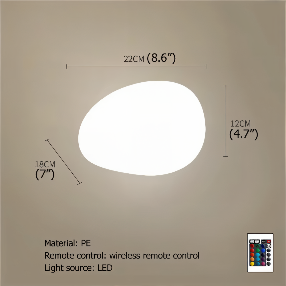 Solarna lampa ogrodowa LED imitacja kamienia IP65