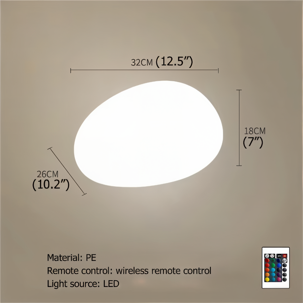 Solarna lampa ogrodowa LED imitacja kamienia IP65