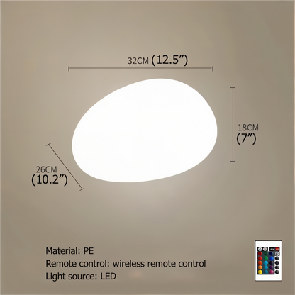 Solarna lampa ogrodowa LED imitacja kamienia IP65
