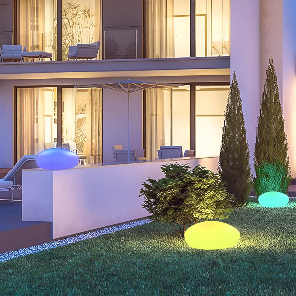 Solarna lampa ogrodowa LED imitacja kamienia IP65