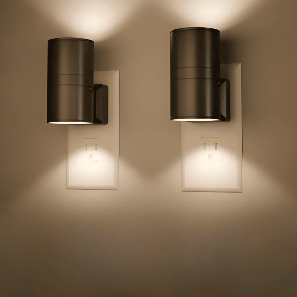 Kinkiet LED zewnętrzny dimmable plug-in aluminiowy