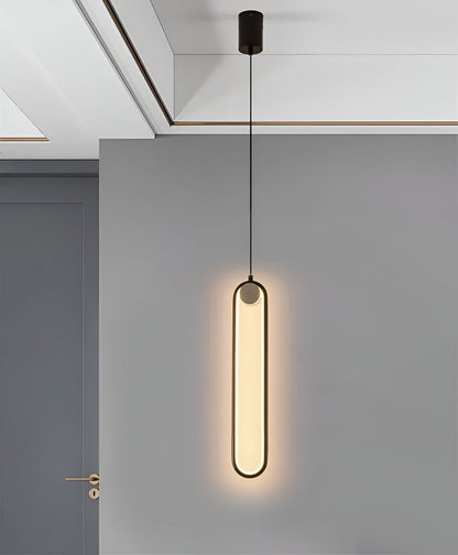 Podłużna lampa sufitowa LED do salonu i jadalni