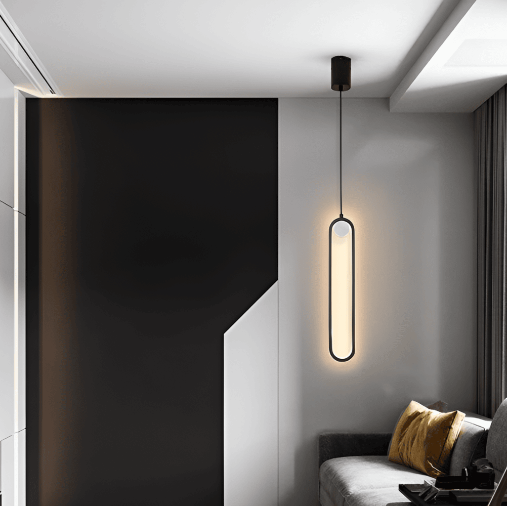 Podłużna lampa sufitowa LED do salonu i jadalni