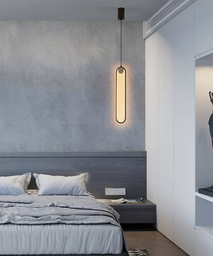 Podłużna lampa sufitowa LED do salonu i jadalni