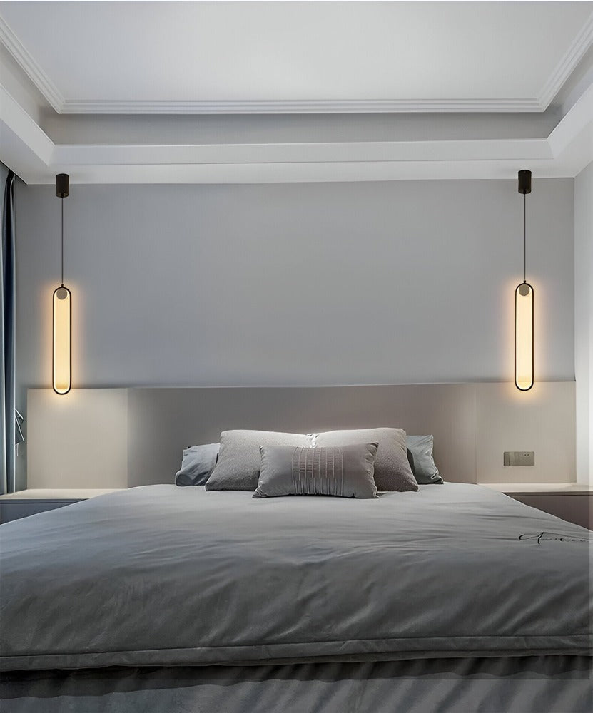 Podłużna lampa sufitowa LED do salonu i jadalni