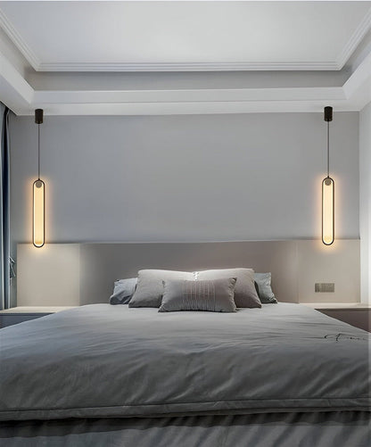 Podłużna lampa sufitowa LED do salonu i jadalni