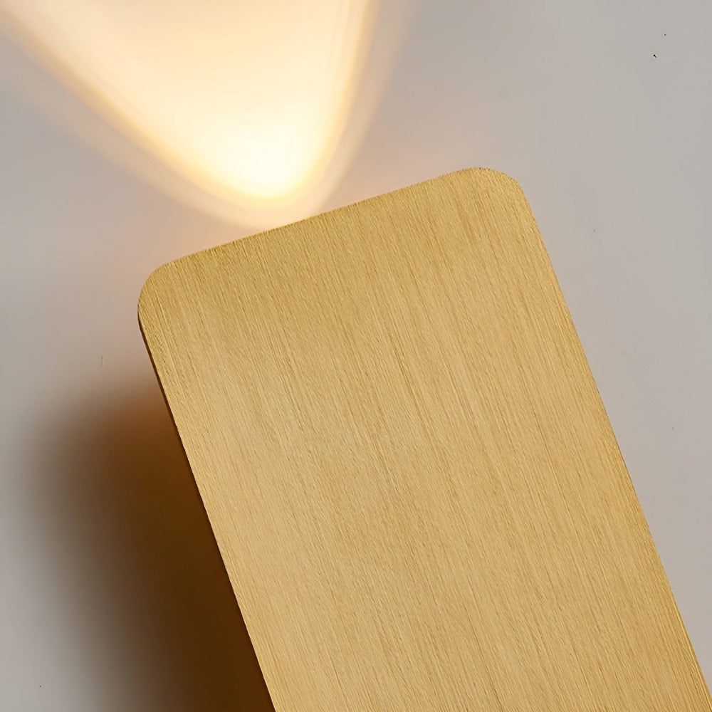 Prostokątna lampa ścienna LED wpuszczana aluminium