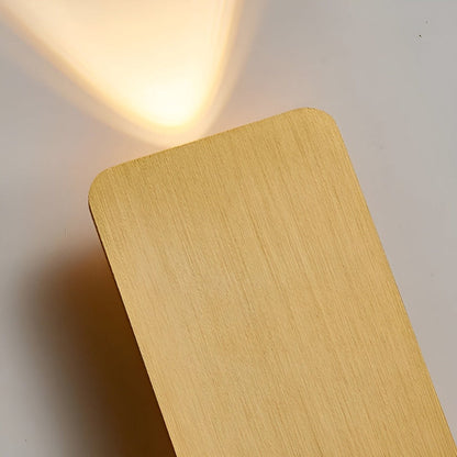 Prostokątna lampa ścienna LED wpuszczana aluminium