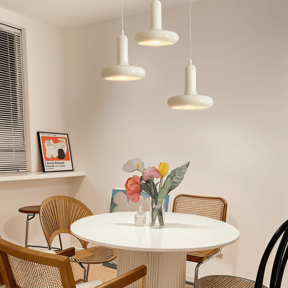 Kolorowa lampa sufitowa Bauhaus w stylu retro