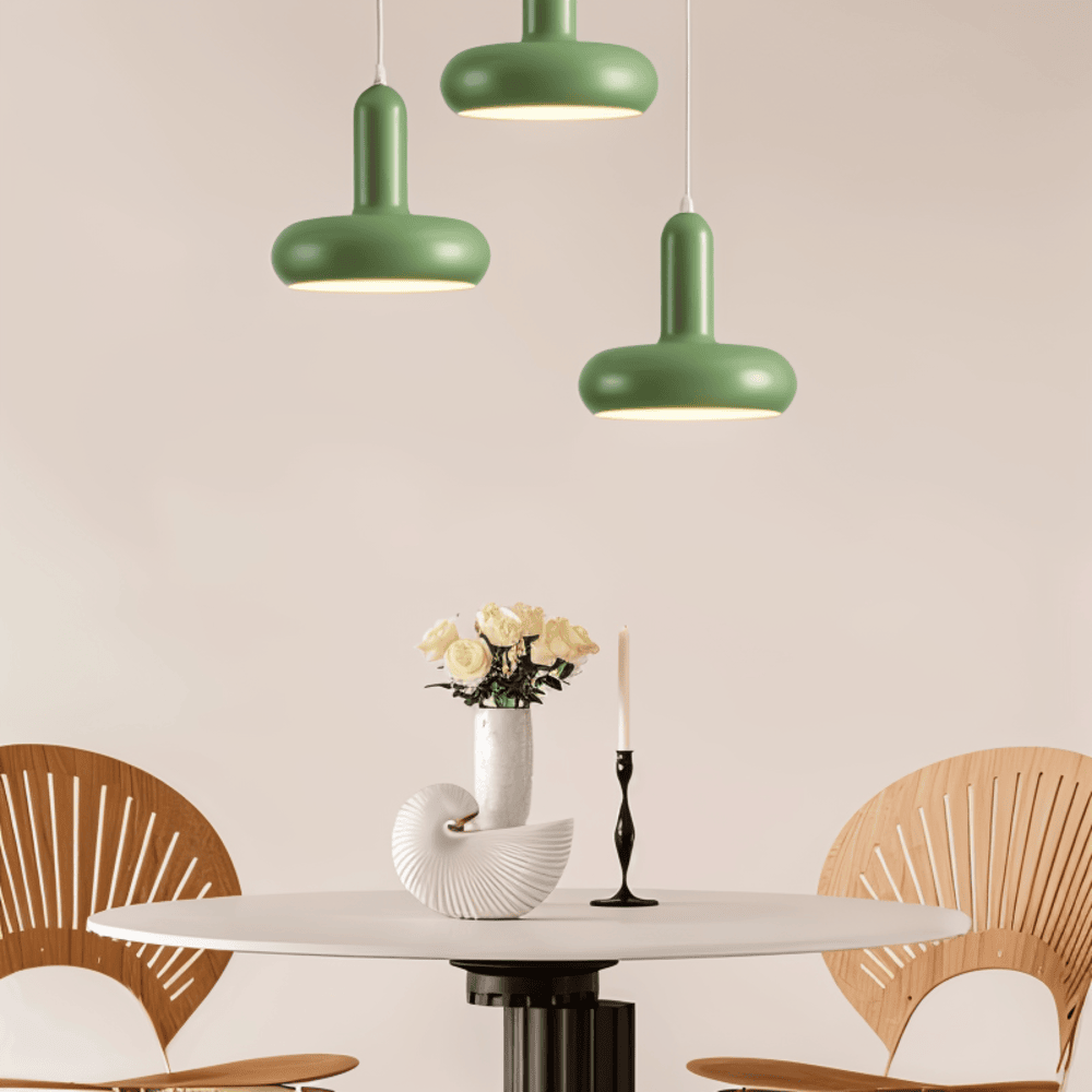Kolorowa lampa sufitowa Bauhaus w stylu retro