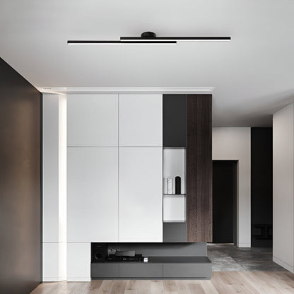 Nowoczesna lampa sufitowa LED do salonu aluminiowa