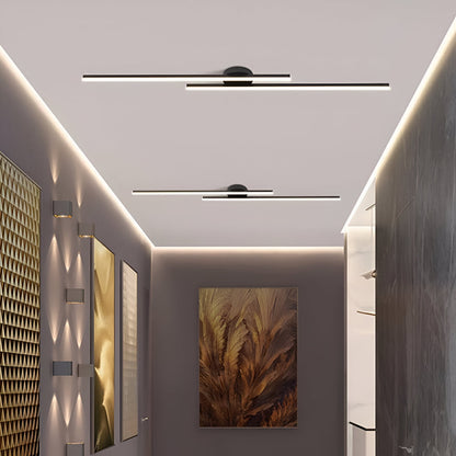 Nowoczesna lampa sufitowa LED do salonu aluminiowa