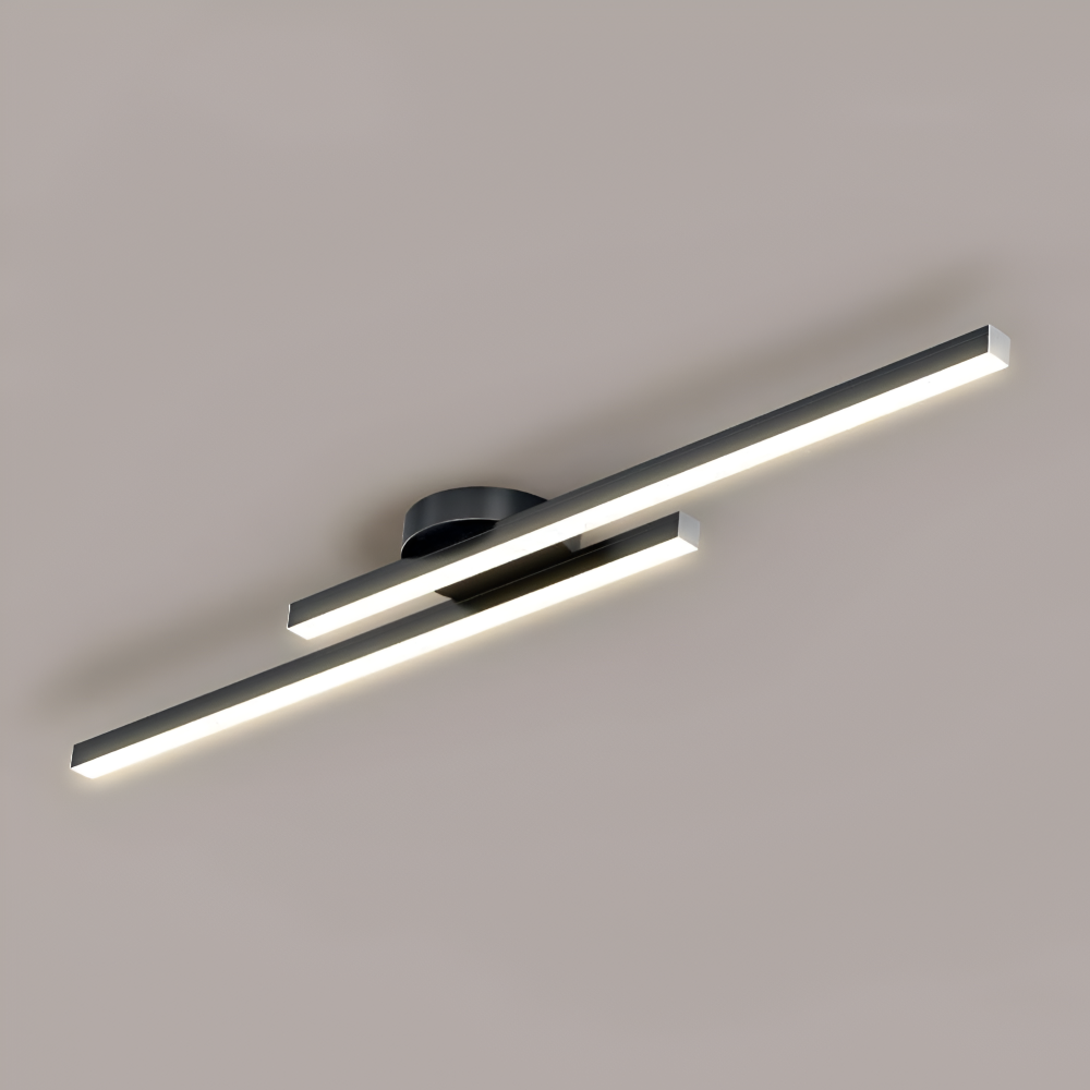 Nowoczesna lampa sufitowa LED do salonu aluminiowa