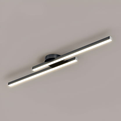 Nowoczesna lampa sufitowa LED do salonu aluminiowa