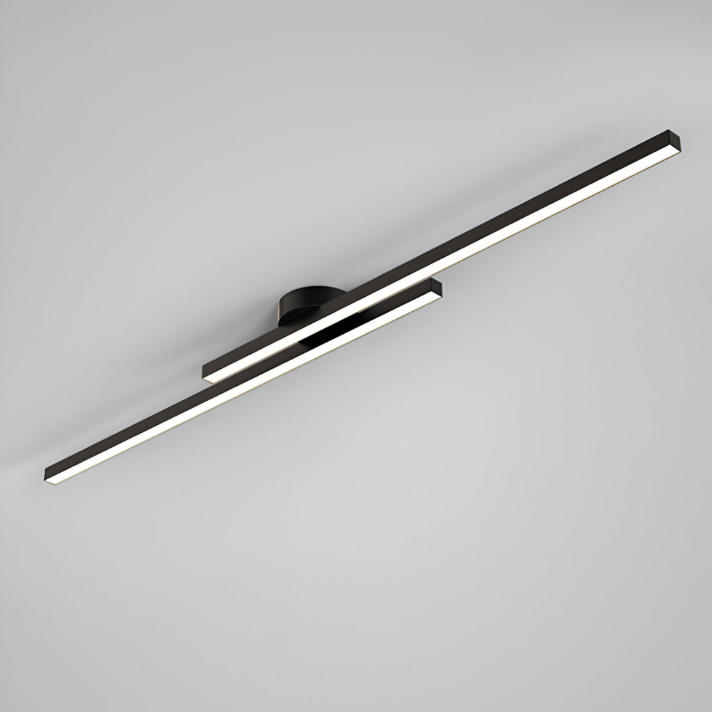 Nowoczesna lampa sufitowa LED do salonu aluminiowa