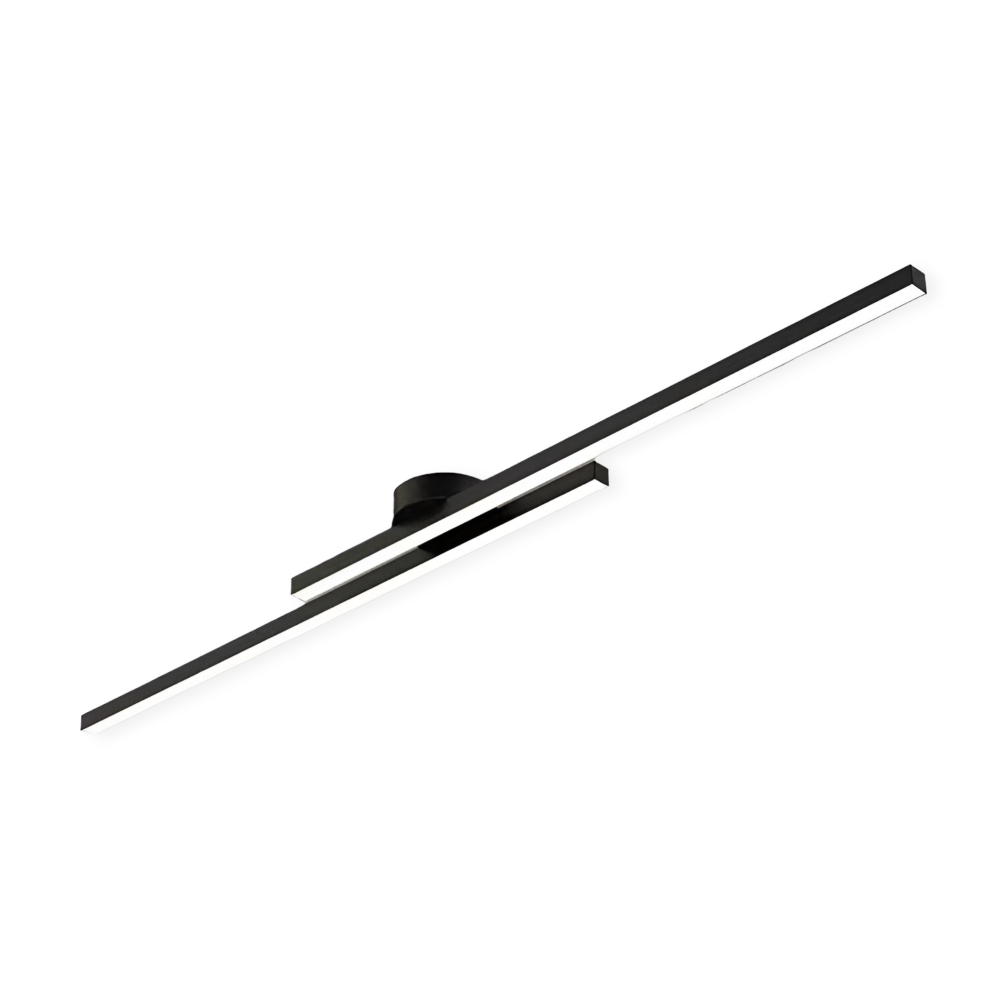Nowoczesna lampa sufitowa LED do salonu aluminiowa