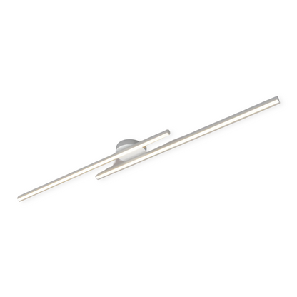 Nowoczesna lampa sufitowa LED do salonu aluminiowa