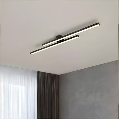Nowoczesna lampa sufitowa LED do salonu aluminiowa