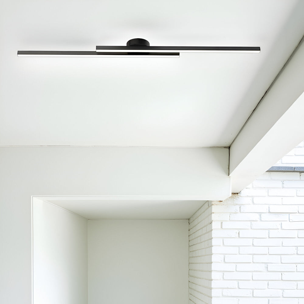 Nowoczesna lampa sufitowa LED do salonu aluminiowa