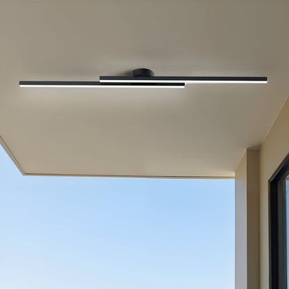 Nowoczesna lampa sufitowa LED do salonu aluminiowa