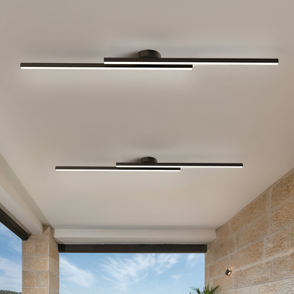 Nowoczesna lampa sufitowa LED do salonu aluminiowa