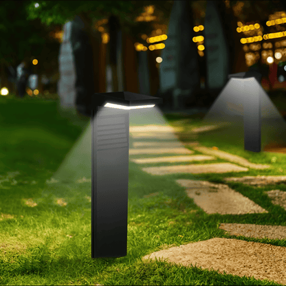 Solarna lampa ogrodowa LED IP66 do ścieżek i tarasu