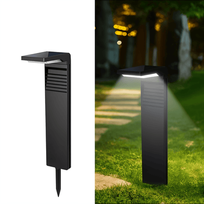 Solarna lampa ogrodowa LED IP66 do ścieżek i tarasu