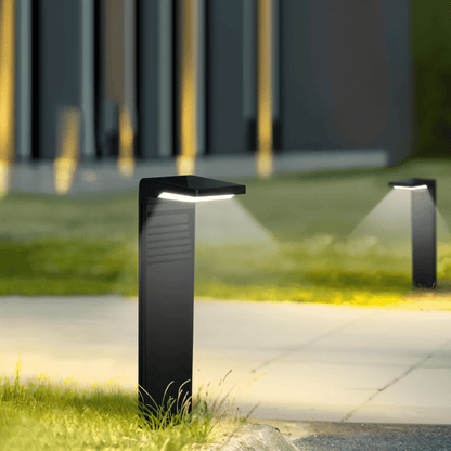 Solarna lampa ogrodowa LED IP66 do ścieżek i tarasu