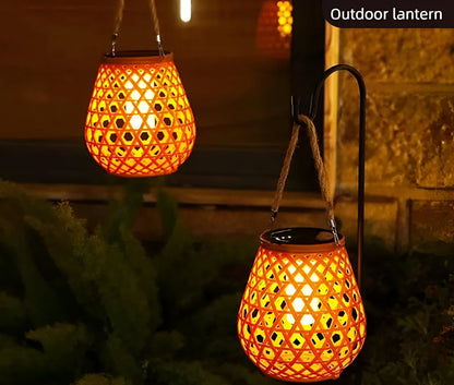 Solarna latarnia ogrodowa LED wisząca IP44