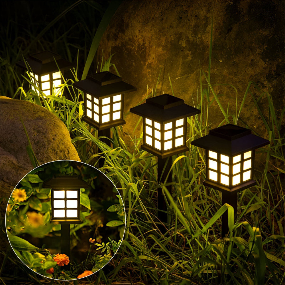 Lampy solarne ogrodowe LED do ścieżek IP65