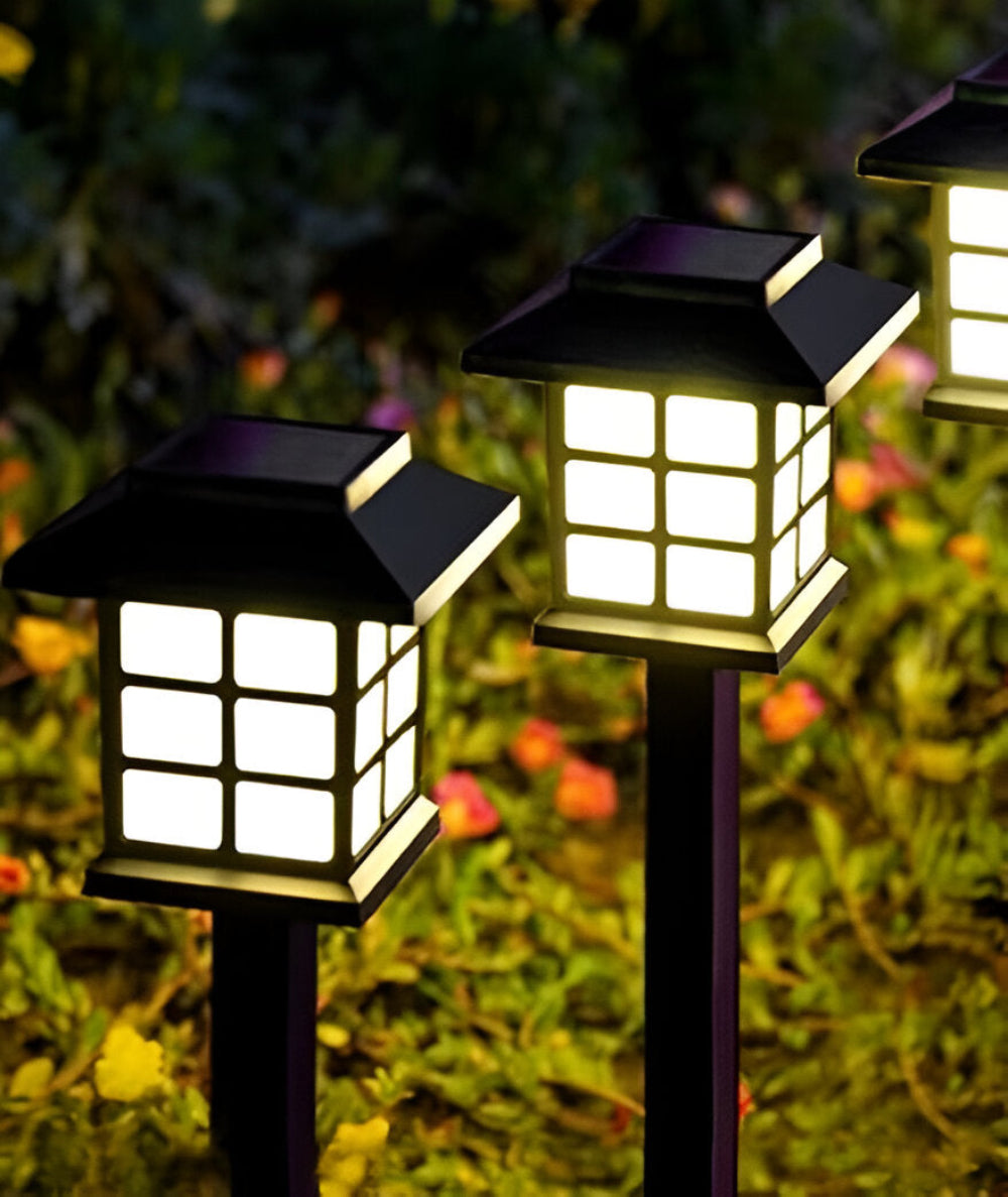 Lampy solarne ogrodowe LED do ścieżek IP65