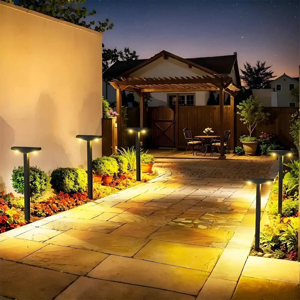 Solarne lampy ogrodowe LED 4 sztuki do tarasu