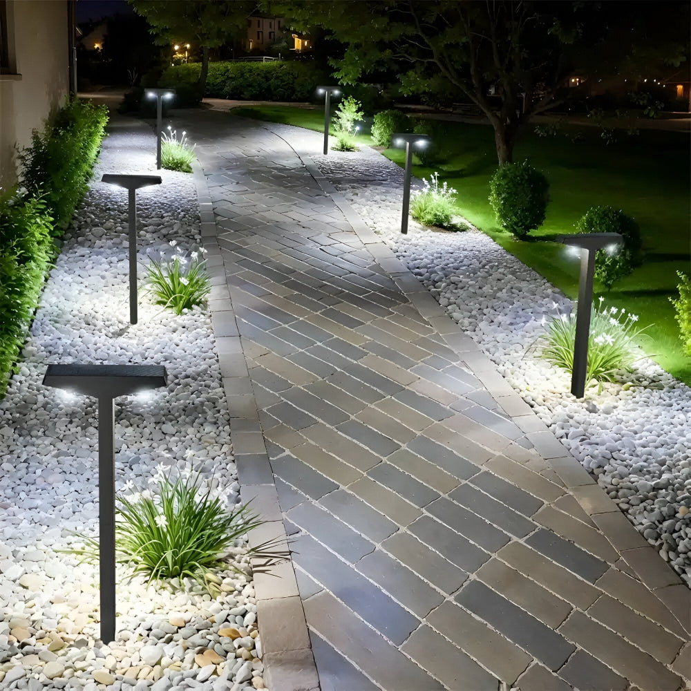 Solarne lampy ogrodowe LED 4 sztuki do tarasu