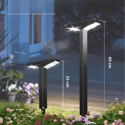 Solarne lampy ogrodowe LED 4 sztuki do tarasu