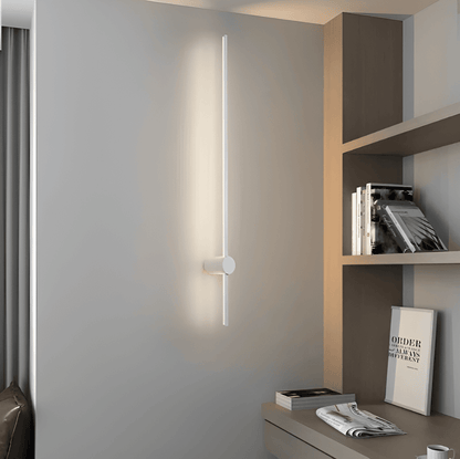 Liniowa lampa ścienna LED w stylu skandynawskim