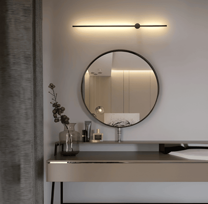 Liniowa lampa ścienna LED w stylu skandynawskim