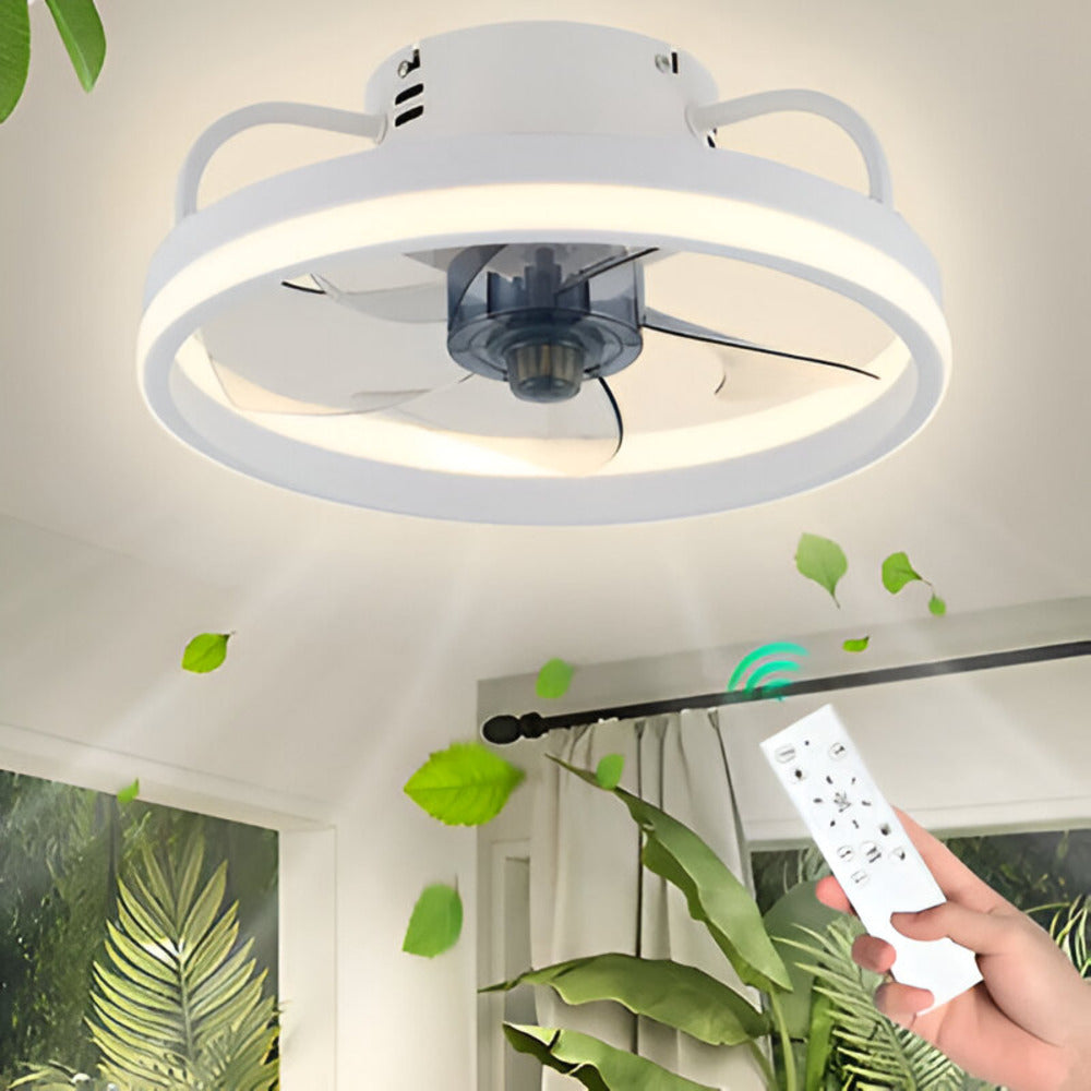 Wentylator sufitowy LED z pilotem i aplikacją
