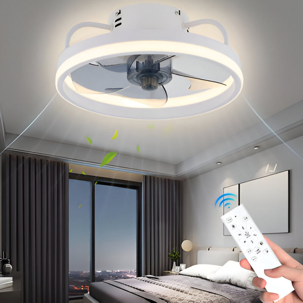 Wentylator sufitowy LED z pilotem i aplikacją