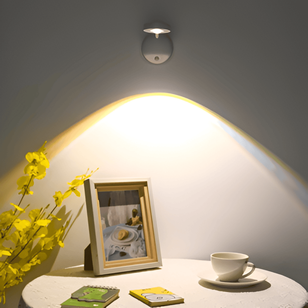 Lampa LED z czujnikiem ruchu bezprzewodowa do domu i ogrodu