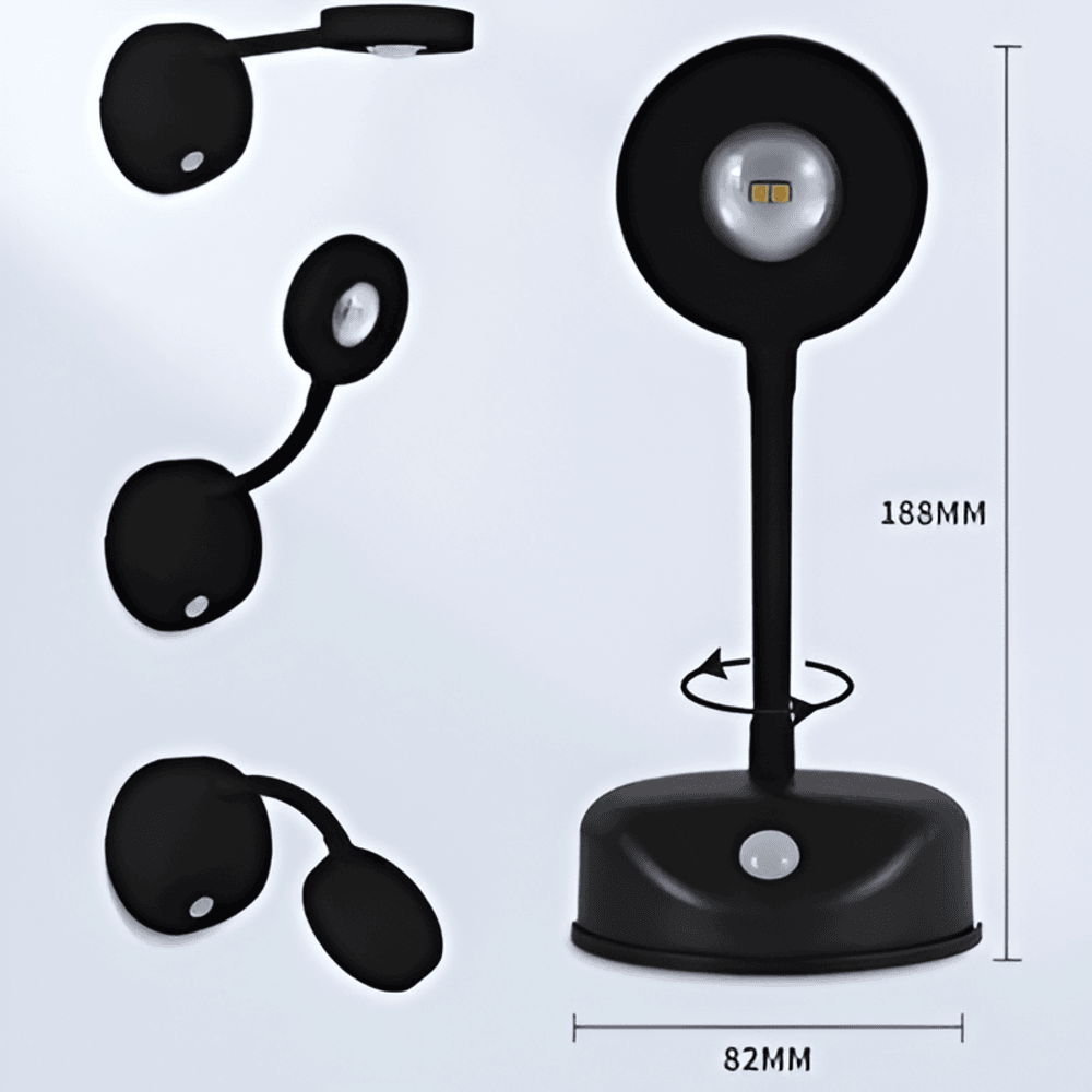 Lampa LED z czujnikiem ruchu bezprzewodowa do domu i ogrodu