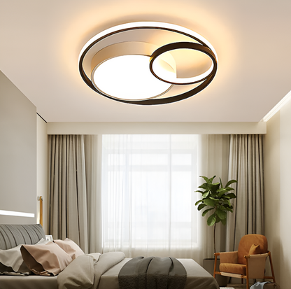 Nowoczesna lampa sufitowa LED okrągła ściemnialna