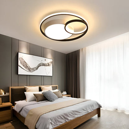 Nowoczesna lampa sufitowa LED okrągła ściemnialna