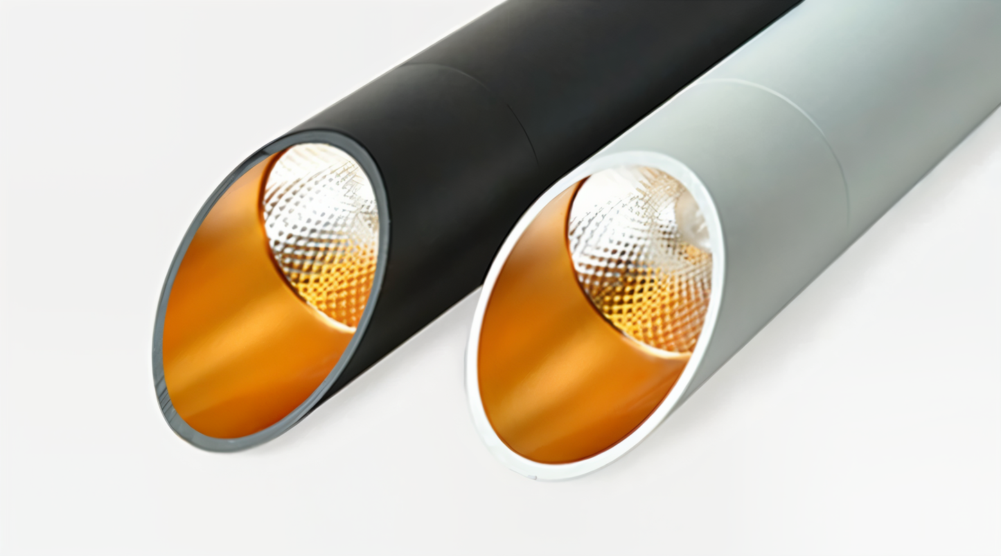 Nowoczesna lampa wisząca LED tuba aluminiowa
