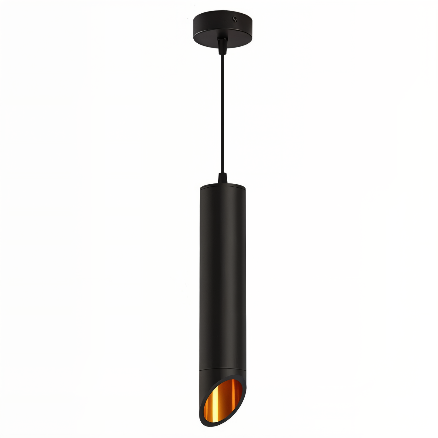 Nowoczesna lampa wisząca LED tuba aluminiowa