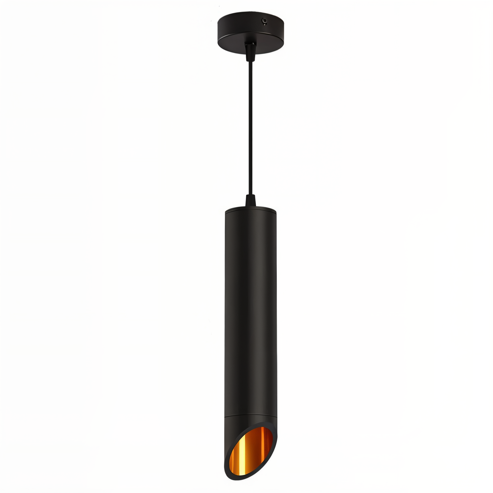 Nowoczesna lampa wisząca LED tuba aluminiowa