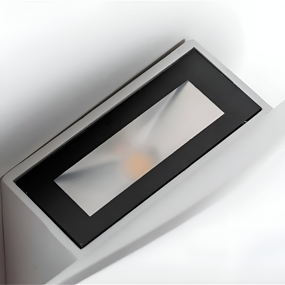 Kinkiet LED aluminiowy owalny IP65 7W